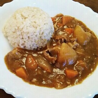 いつものルゥでこくうまカレーに★隠し味とタマネギで